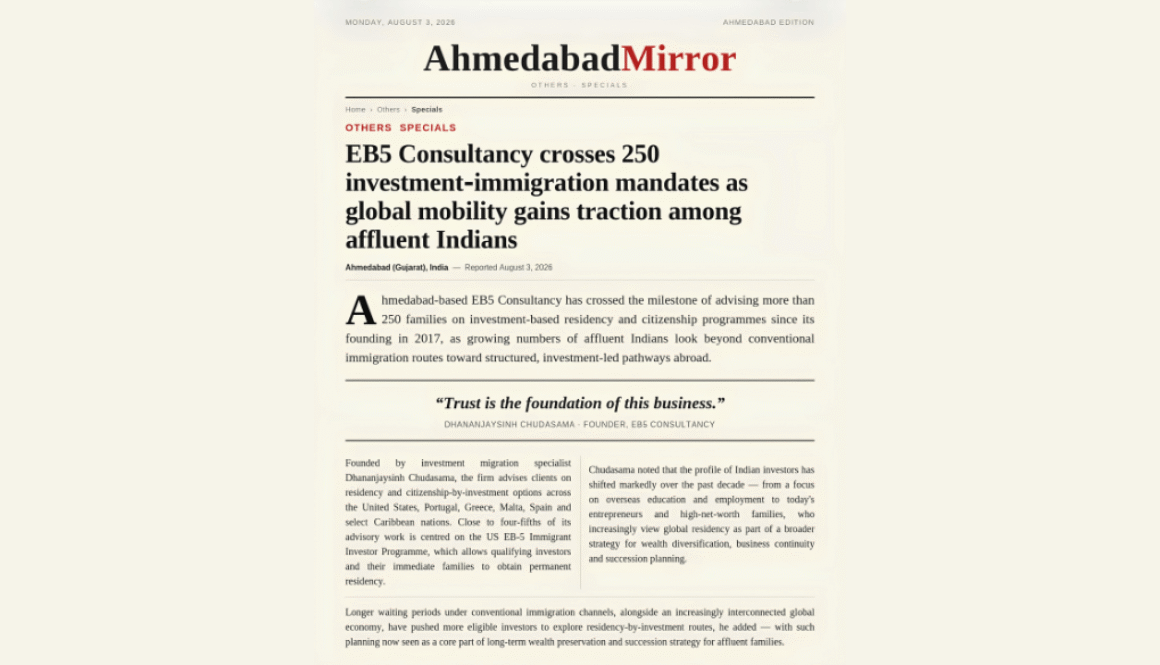 Featured In Ahmedabad Mirror